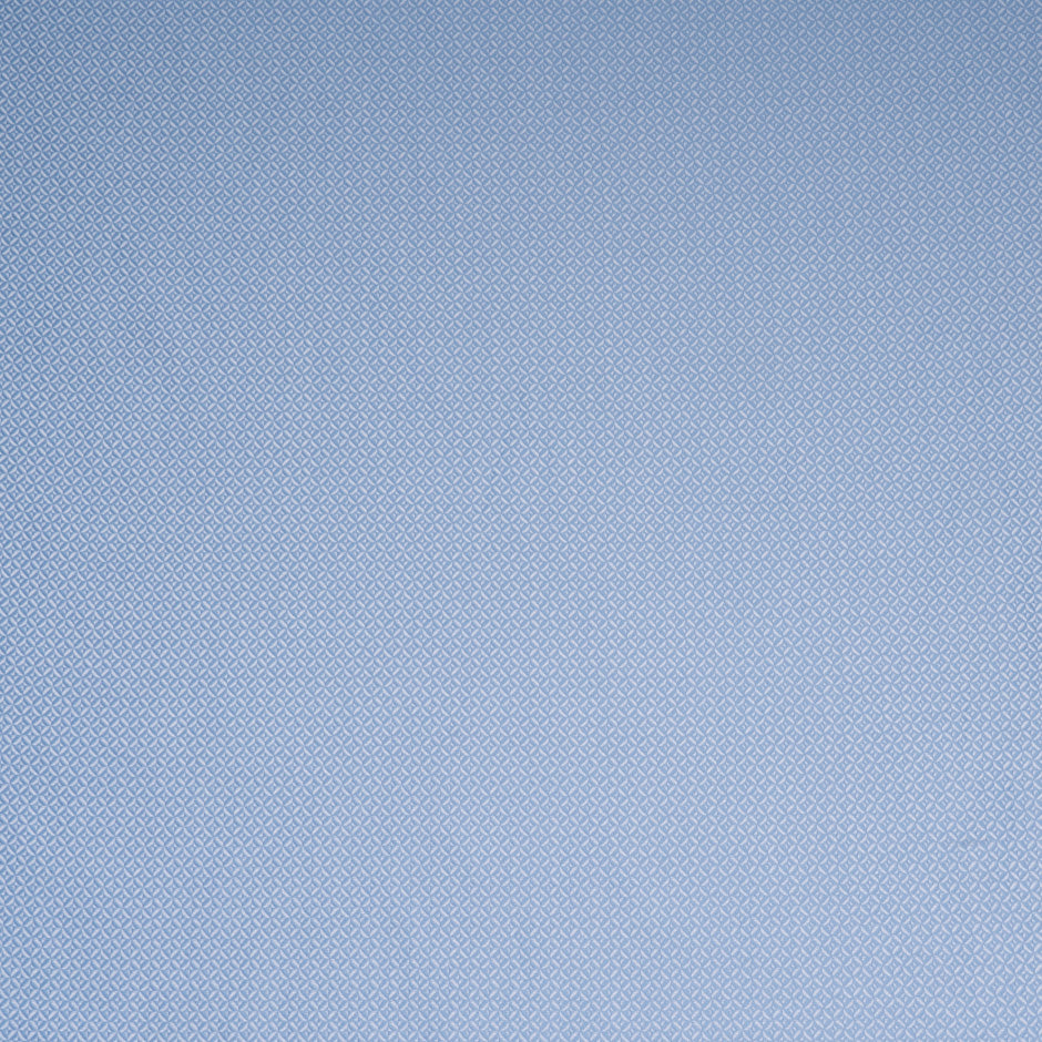Rich Blue 'Criss Cross' Jacquard Pure Cotton