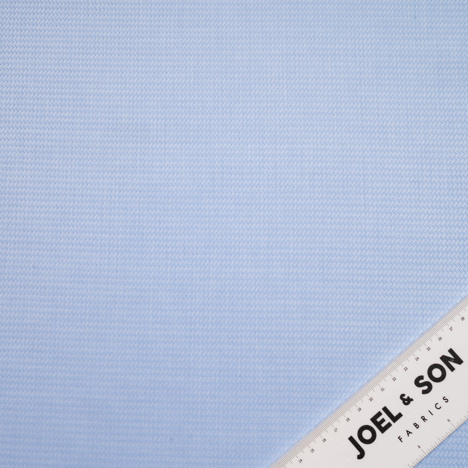 Rich Blue 'Dash' Jacquard Pure Cotton