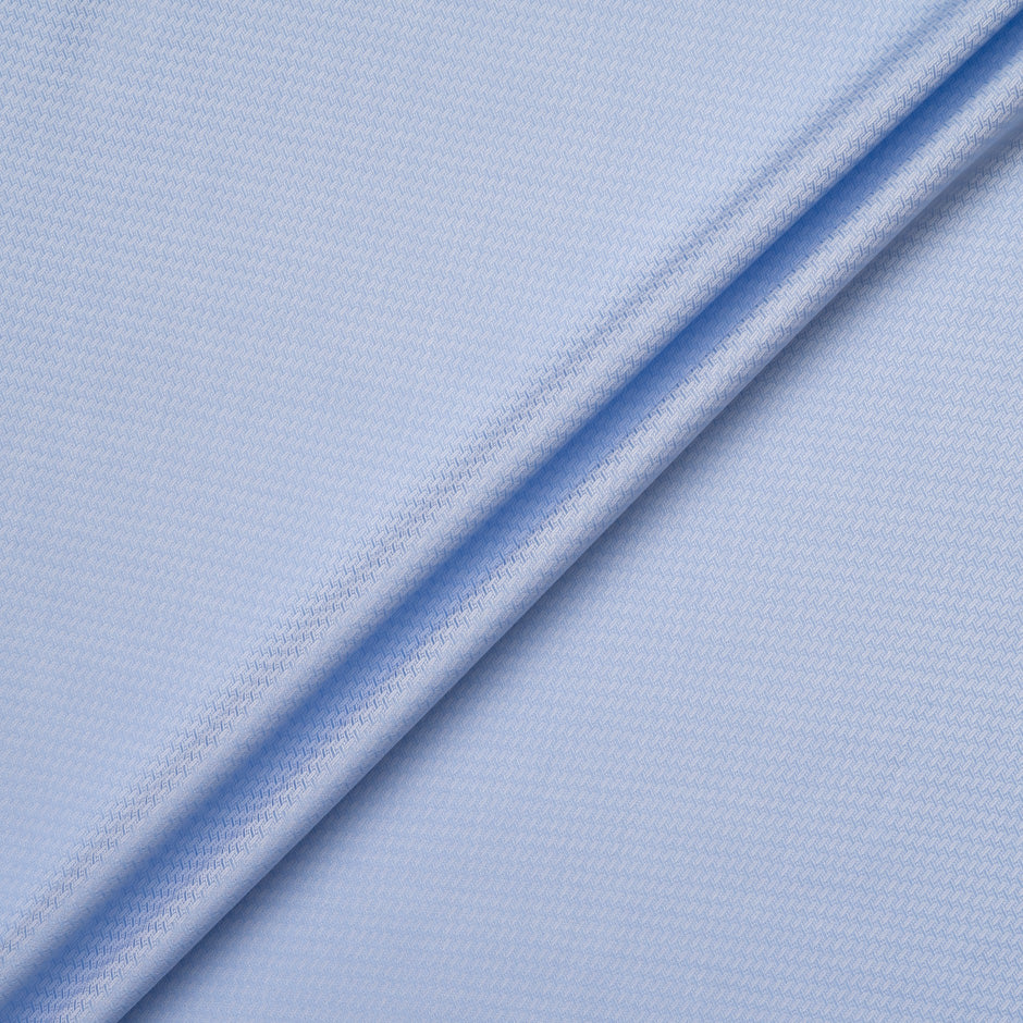 Rich Blue 'Dash' Jacquard Pure Cotton
