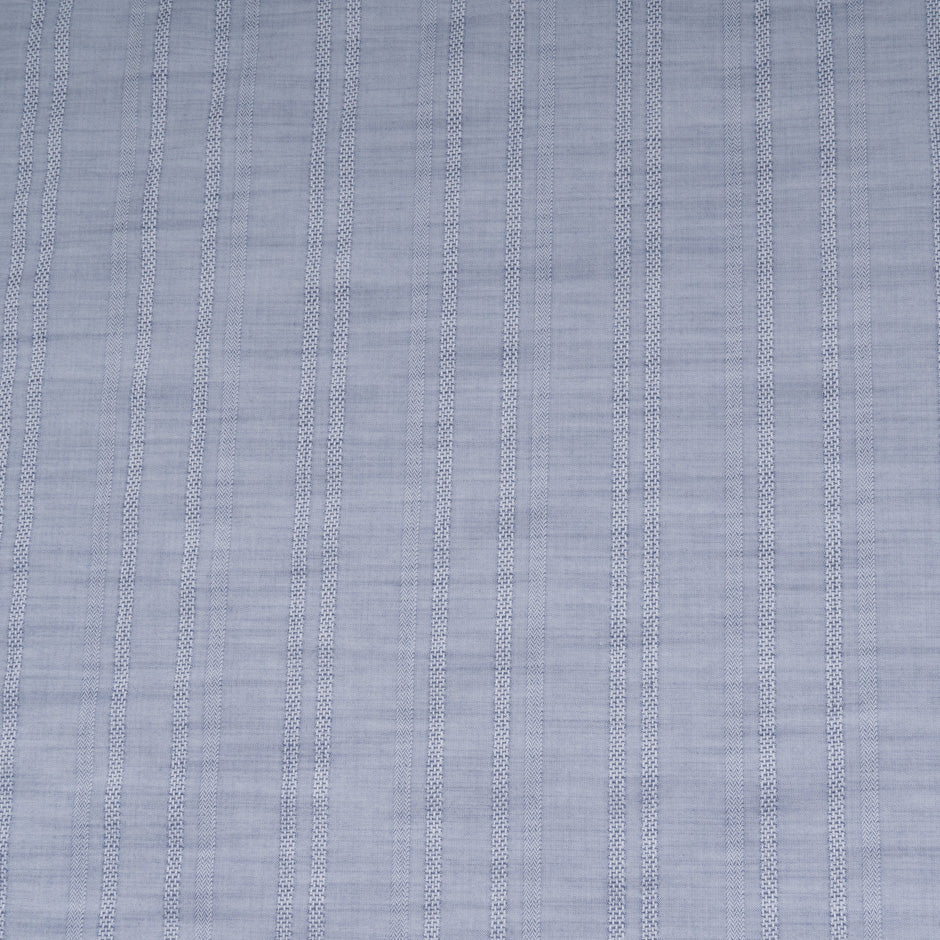 Sky Blue Check Jacquard Pure Cotton