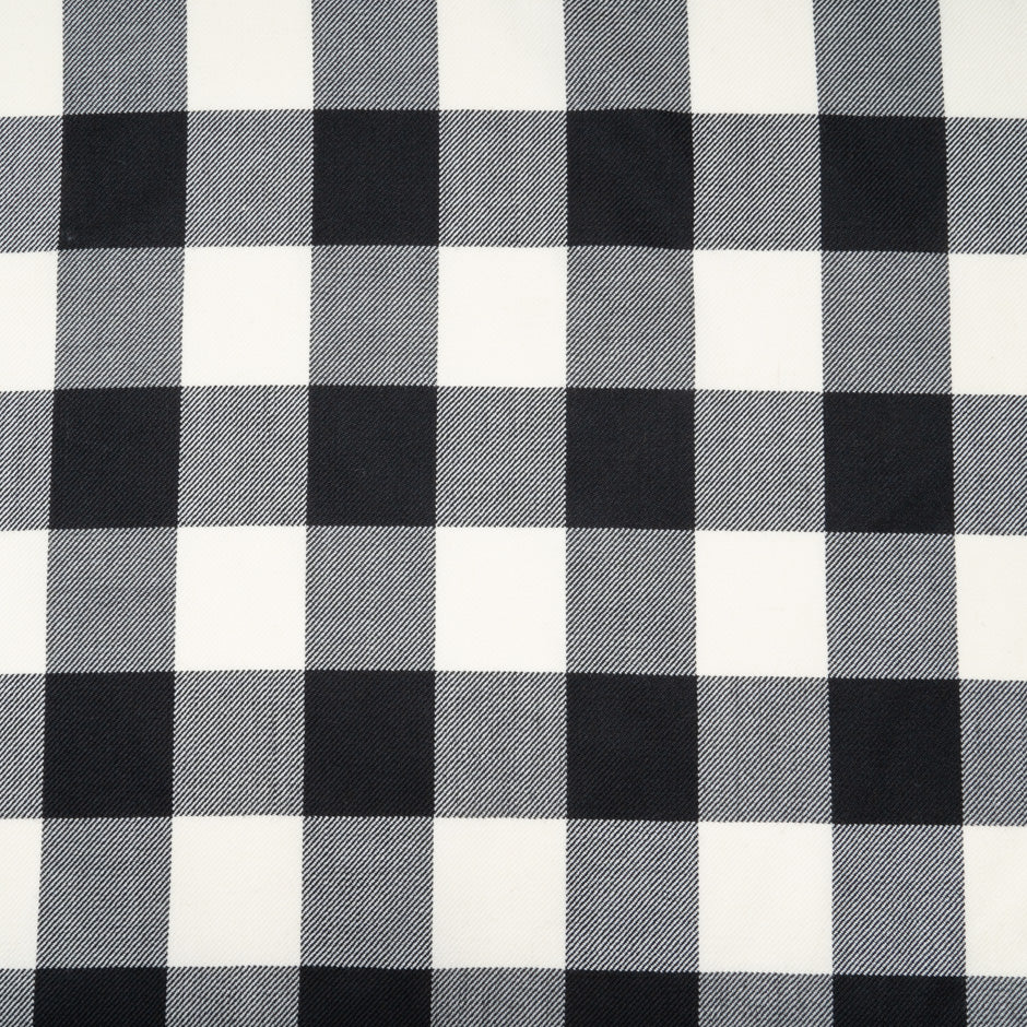 Monochrome Checkered Pure Wool