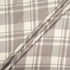Taupe & ivory Pure Wool Tartan