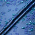 Airforce Blue Metallic Floral Cloqué