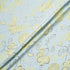 Ice Blue/Yellow Floral Metallic Cloqué