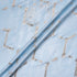 Gold 'Honey Comb' Jacquard Baby Blue Brocade