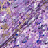 Gold Floral Heat Stamped Luxury Purple Velvet