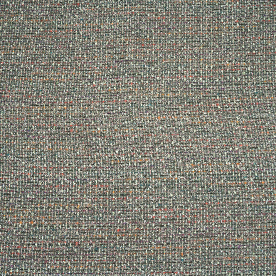 Multi-Coloured & Grey Metallic Bouclé