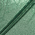 Emerald Green Floral Sequinned Tulle