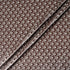 Silver 'Fan' Embroidered Rich Brown Velvet