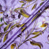 Floral Printed Lavender Pure Silk Floral Jacquard