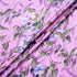 Floral Printed Pink Pure Silk Floral Jacquard