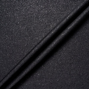 Black Metallic Spotted Jacquard Brocade