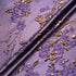 Purple & Bronze Metallic Floral Cloqué