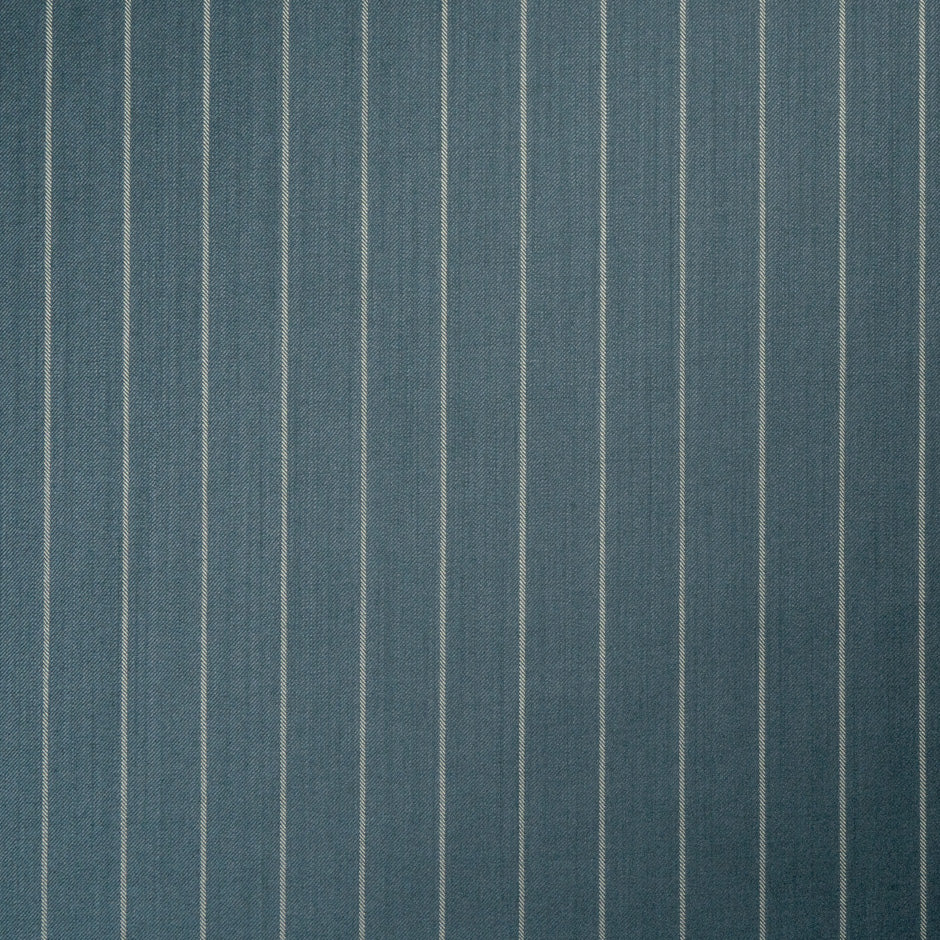 Dark Army Green Striped Trofeo Pure Wool Suiting