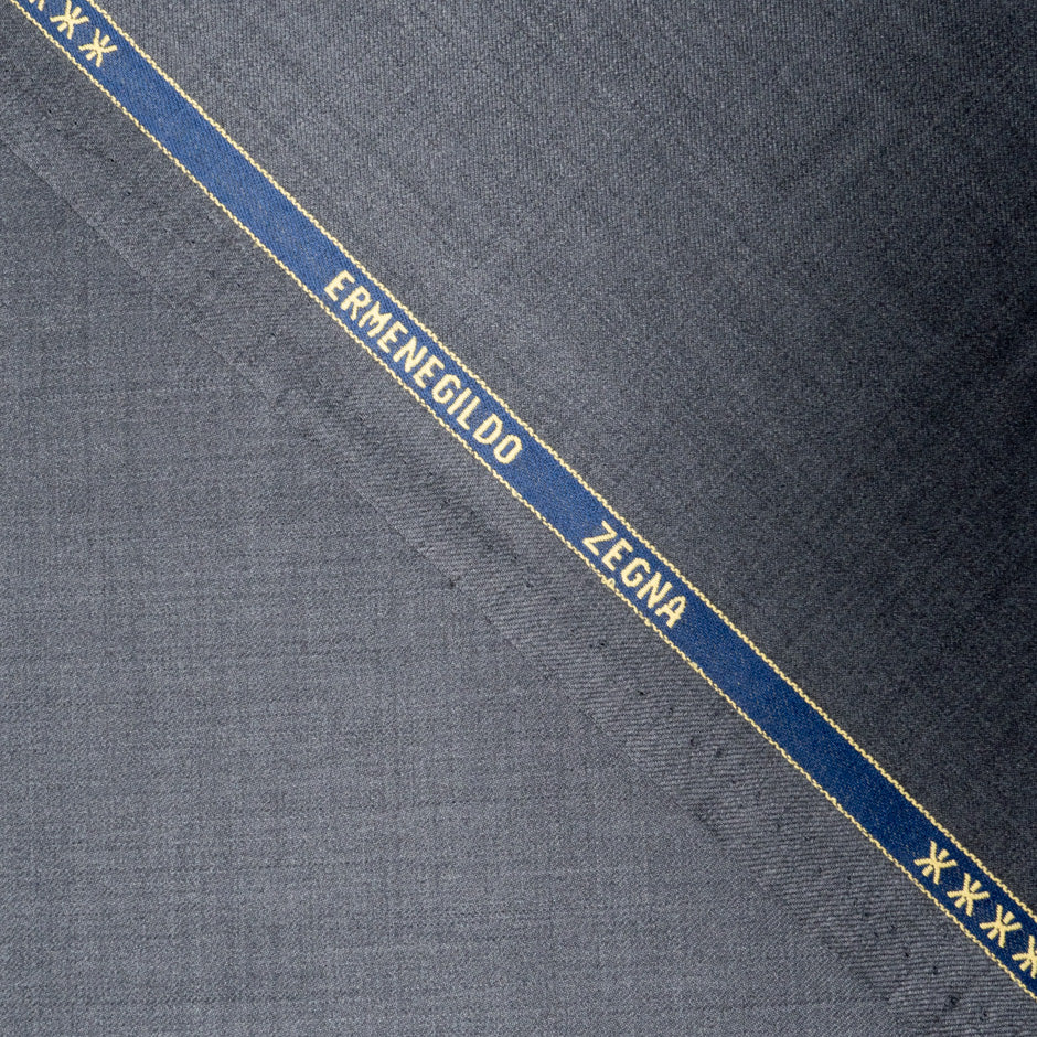 Grey Superfine Trofeo Pure Wool Suiting