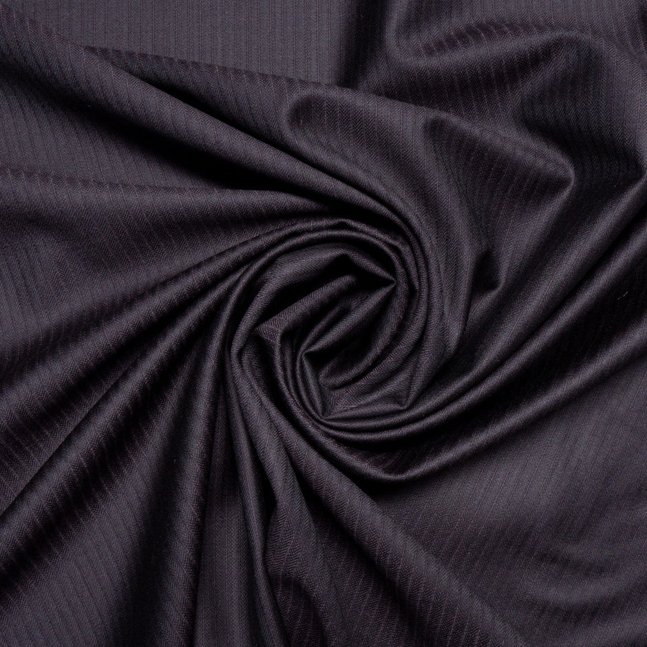 Dark Grenache Herringbone Trofeo Pure Wool Suiting