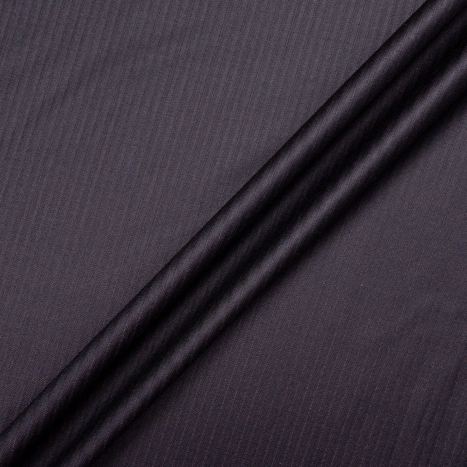 Dark Grenache Herringbone Trofeo Pure Wool Suiting