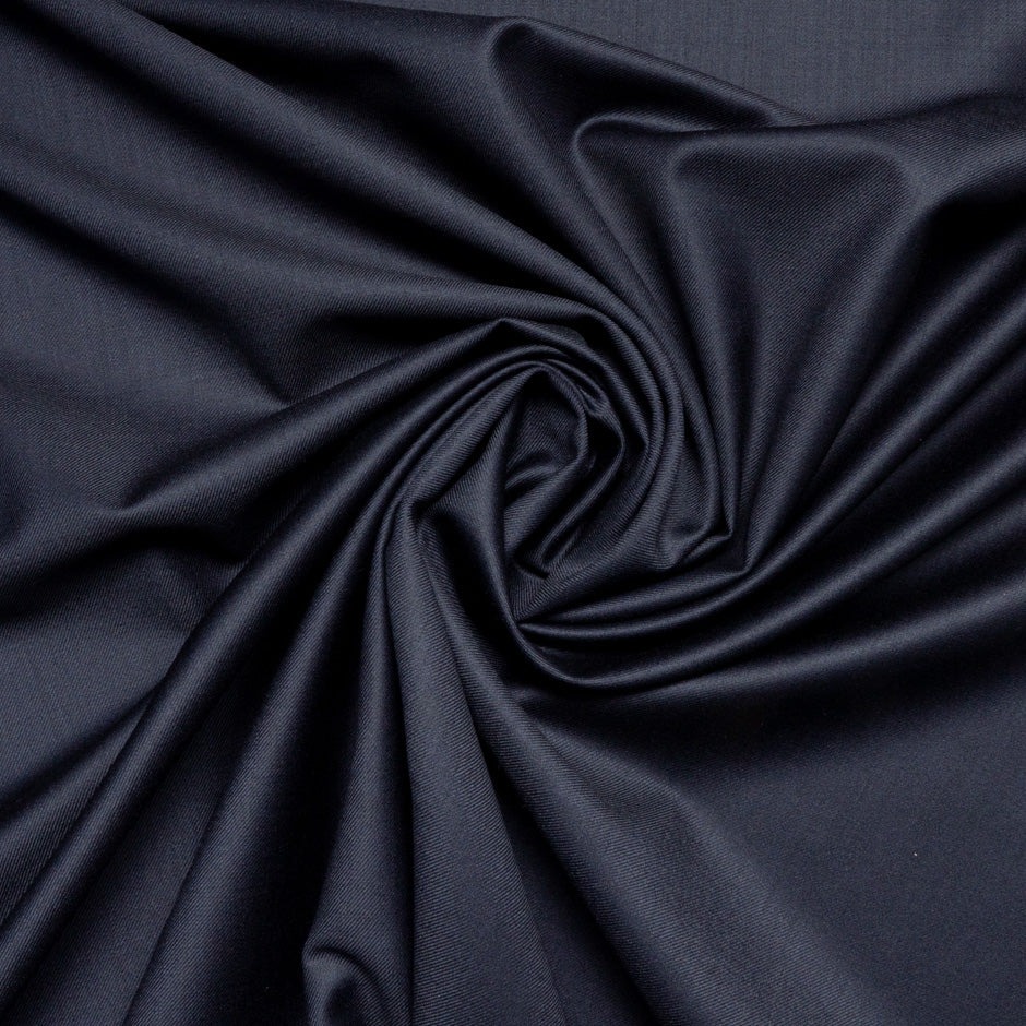 Navy Blue Superfine Trofeo Pure Wool Suiting