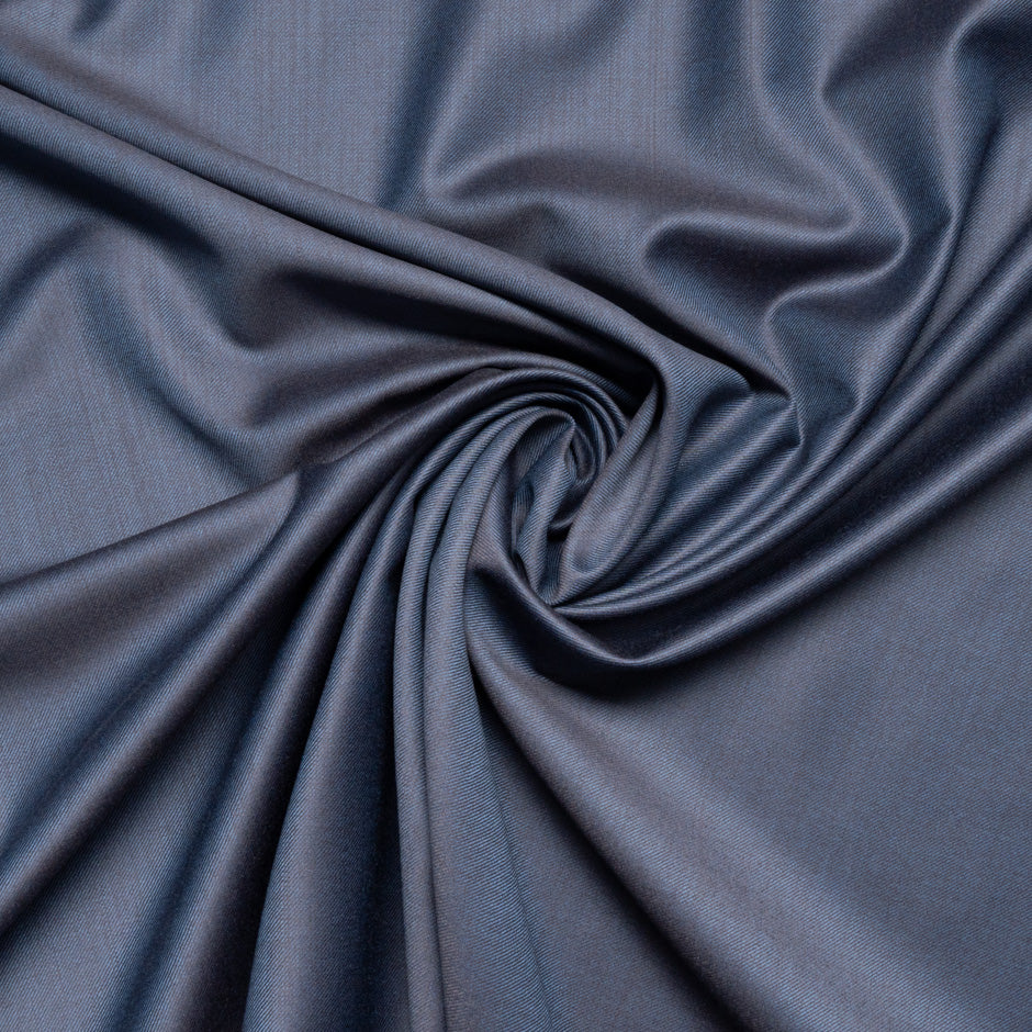Blue/Brown Superfine Trofeo Pure Wool Suiting