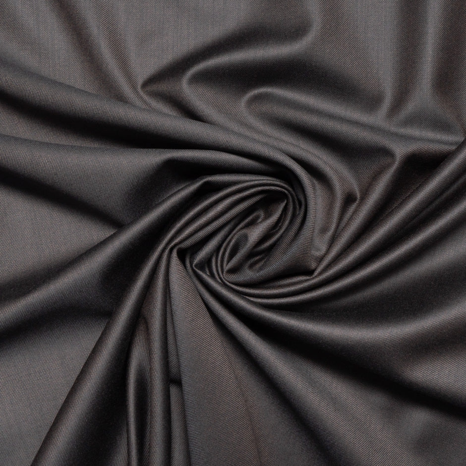 Dark Brown Superfine Trofeo Pure Wool Suiting