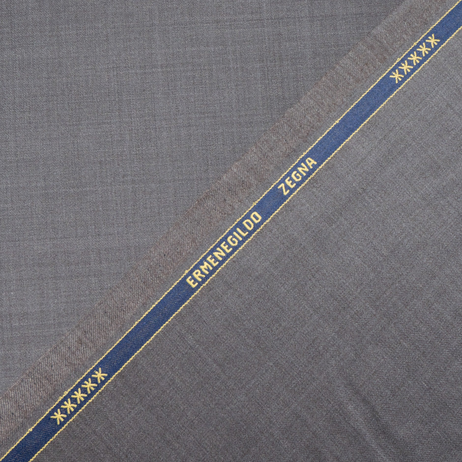 Elephant Grey Superfine Trofeo Pure Wool Suiting