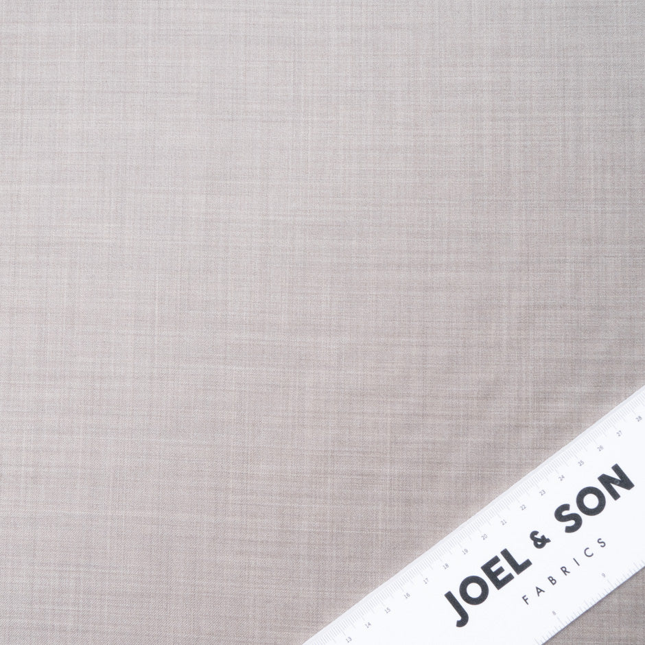 Oatmeal Superfine Trofeo Pure Wool Suiting