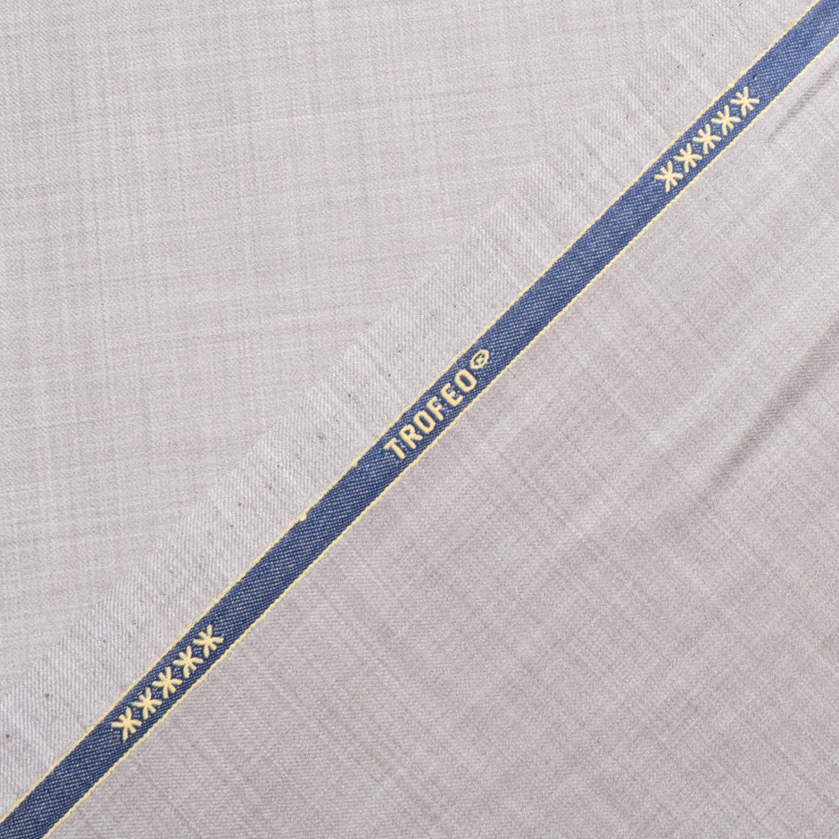 Oatmeal Superfine Trofeo Pure Wool Suiting