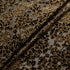Black & Gold Abstract Floral Devoré Velvet