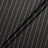 Dark Grey Pinstriped Wool Blend Suiting