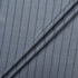Pinstriped Soft Grey Wool Blend Suiting