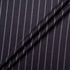 Dark Purple Pinstriped Wool Blend Suiting