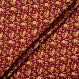 Autumn Leaf Printed Merino Wool