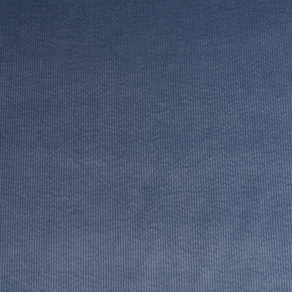 Dusty Blue Ribbed Cotton Stretch Corduroy
