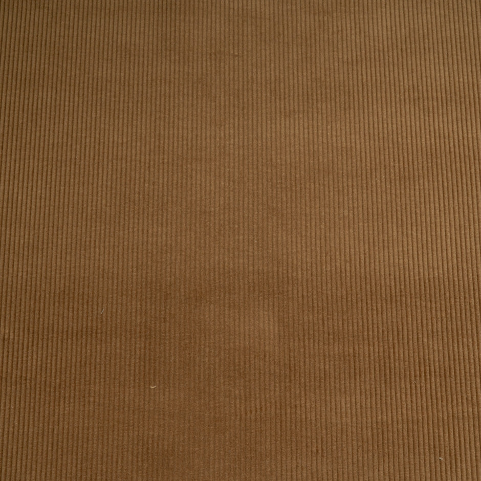 Caramel Ribbed Cotton Corduroy