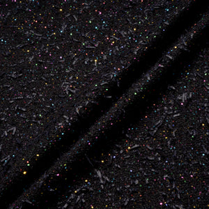 Sequin & Ribbon Midnight Blue Bouclé