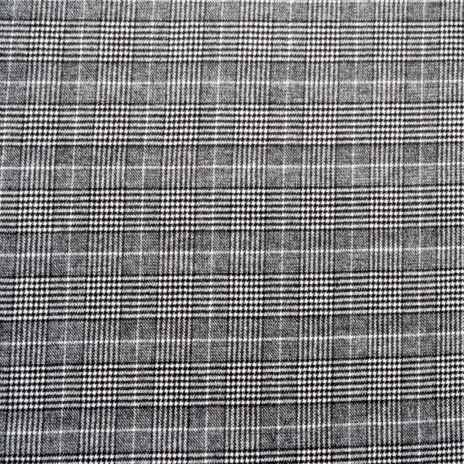 Double Faced Prince of Wales Check Microfibre