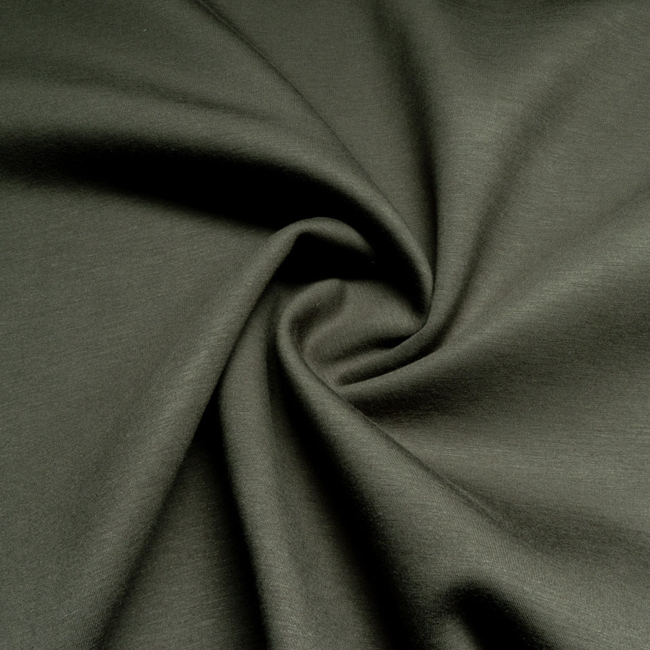 Camel Wool Blend Backed Khaki Jersey