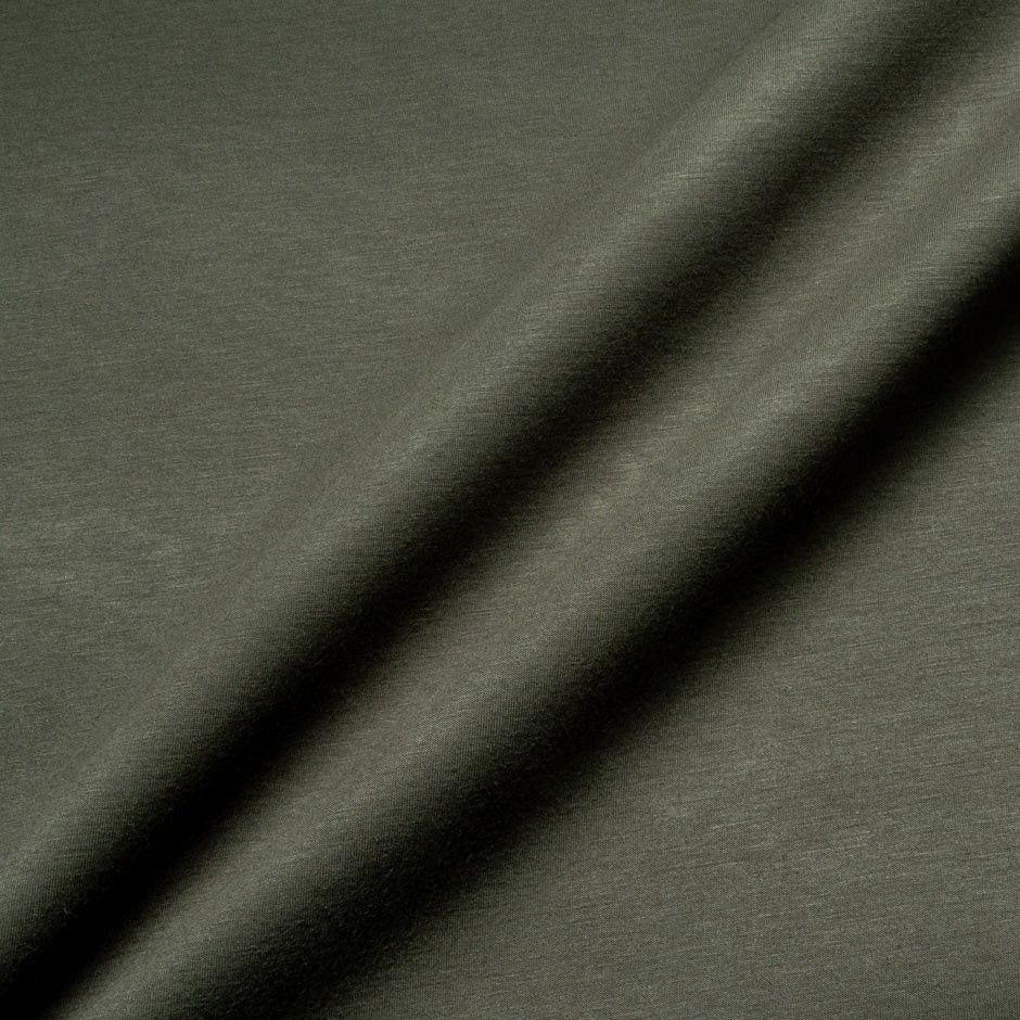 Camel Wool Blend Backed Khaki Jersey
