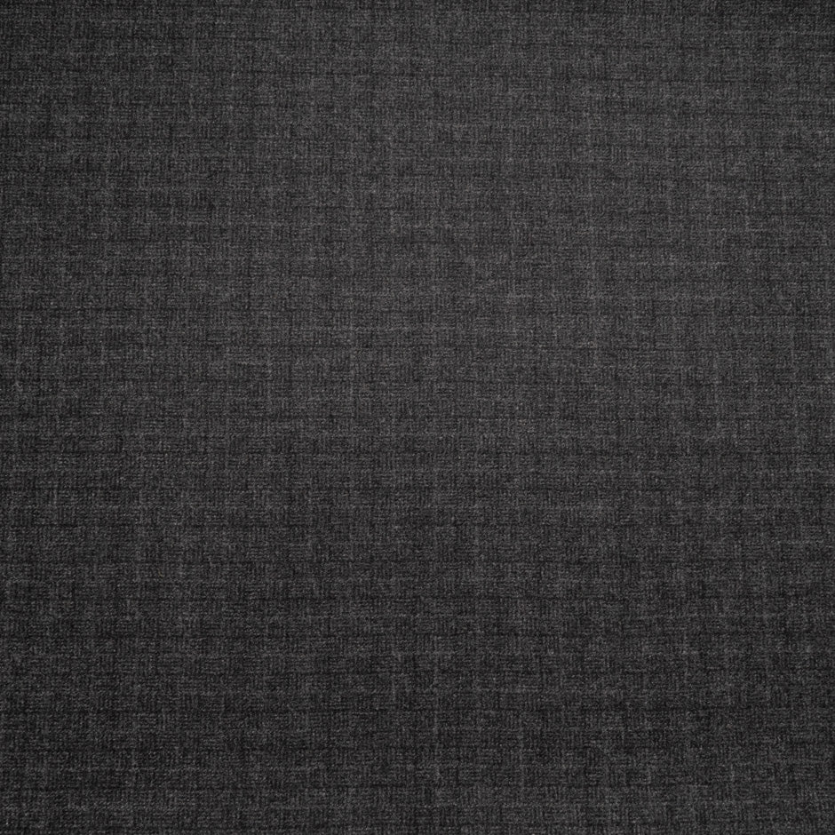 Grey Tweed & Black Double-Faced Cashmere