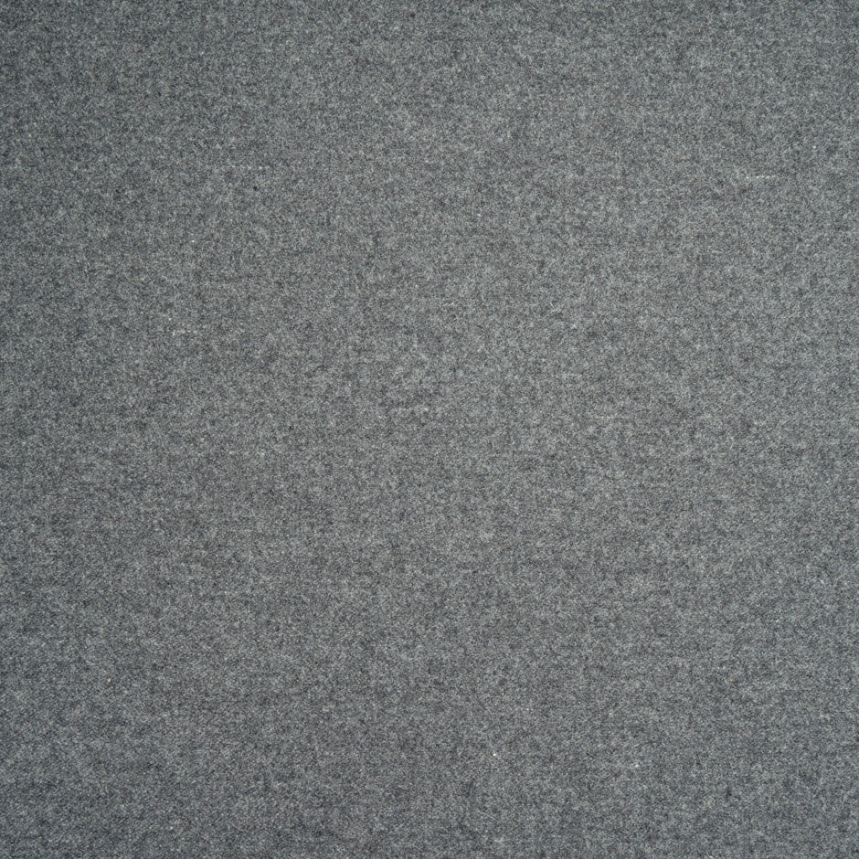Geo Printed & Grey Double-Faced Pure Wool