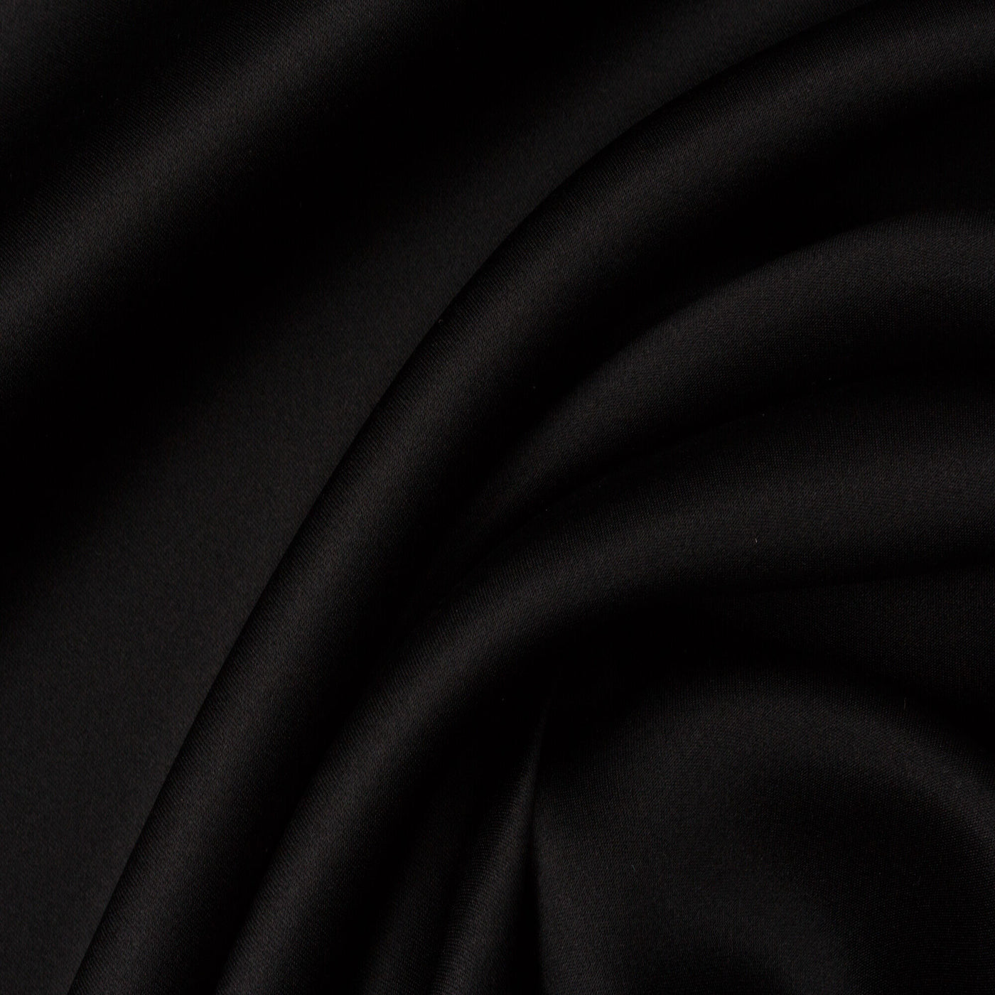 Black Silk Satin