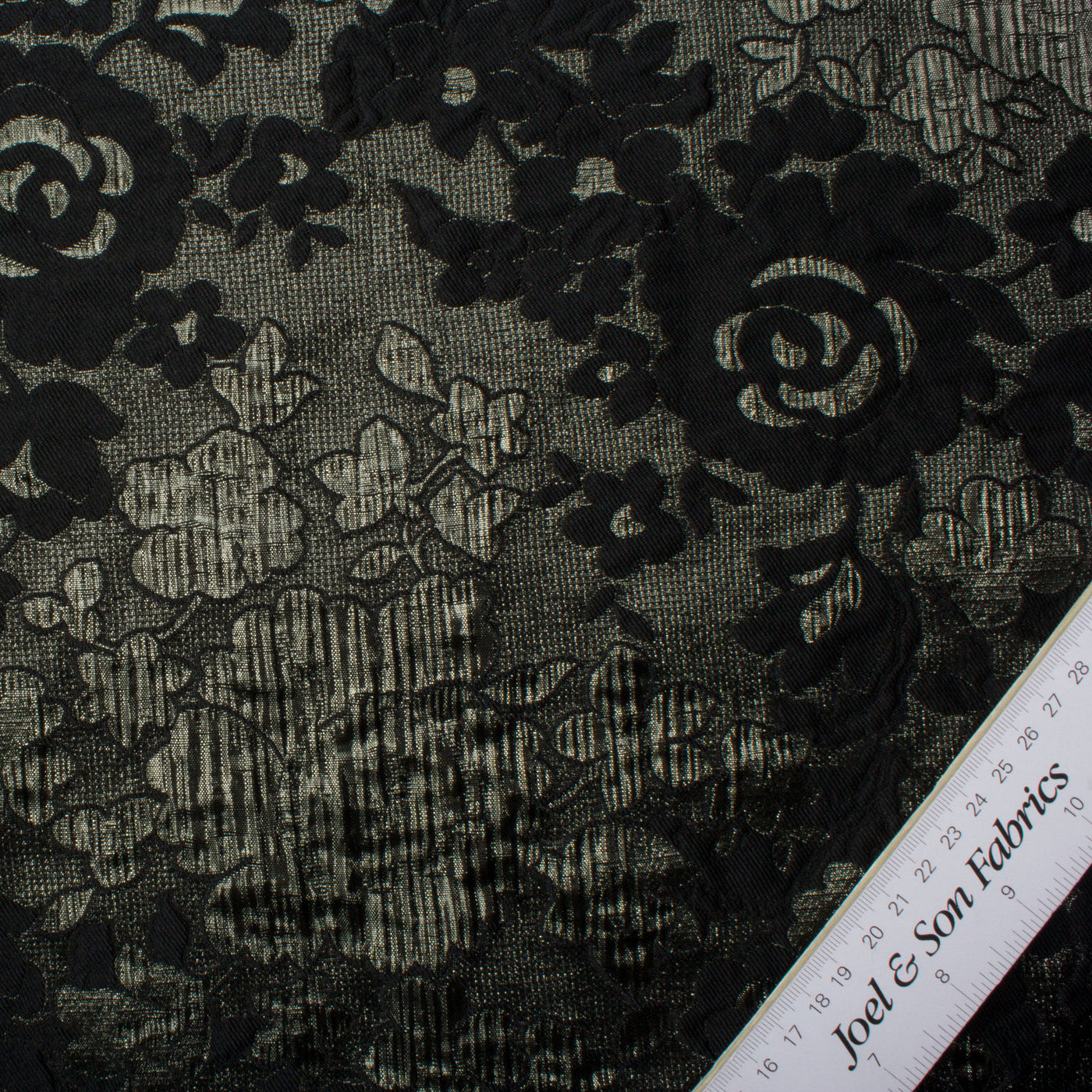 Black Metallic Cloqué