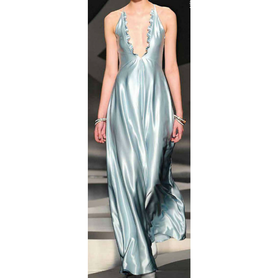 Duck Egg Silk Satin (A 2m Piece)