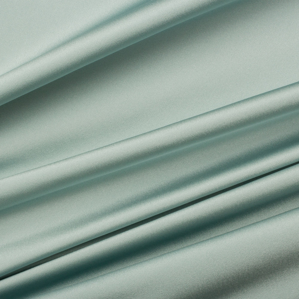 Duck Egg Silk Satin | Lustrous Cloth