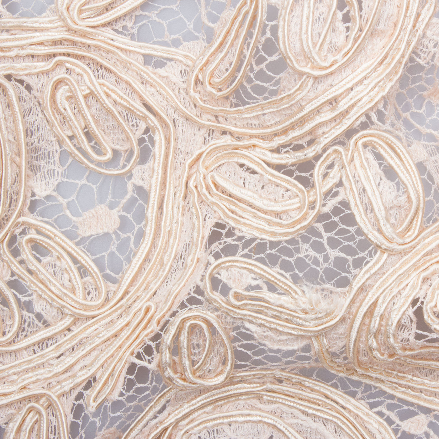 Sand Heavy Corded Lace