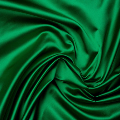 Emerald Silk Duchess Satin