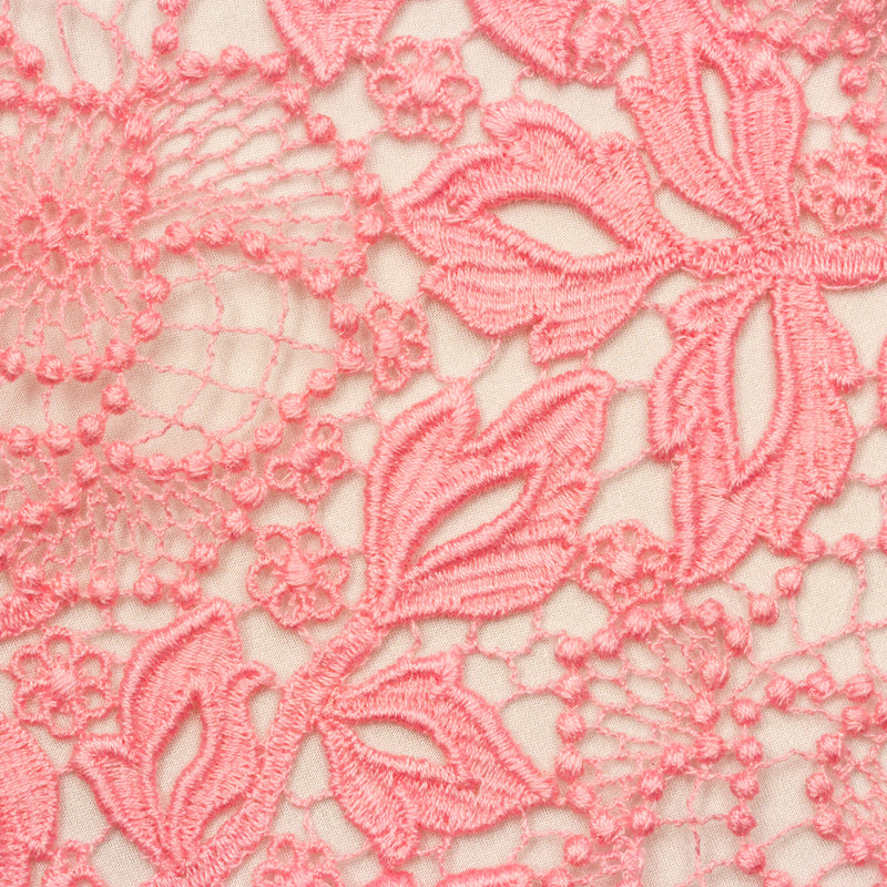 Baby Pink Guipure Lace