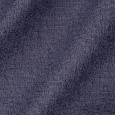 Mid Blue Wool Bouclé