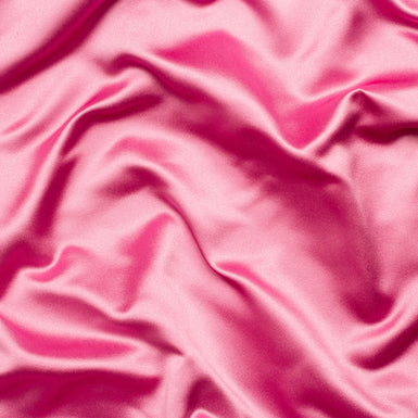 Bubble Gum Pink Silk Duchess Satin