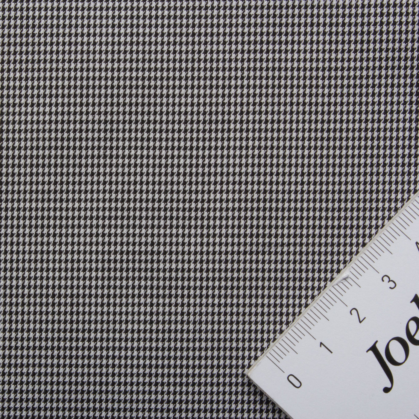 Black & White Dogtooth Cotton Shirting